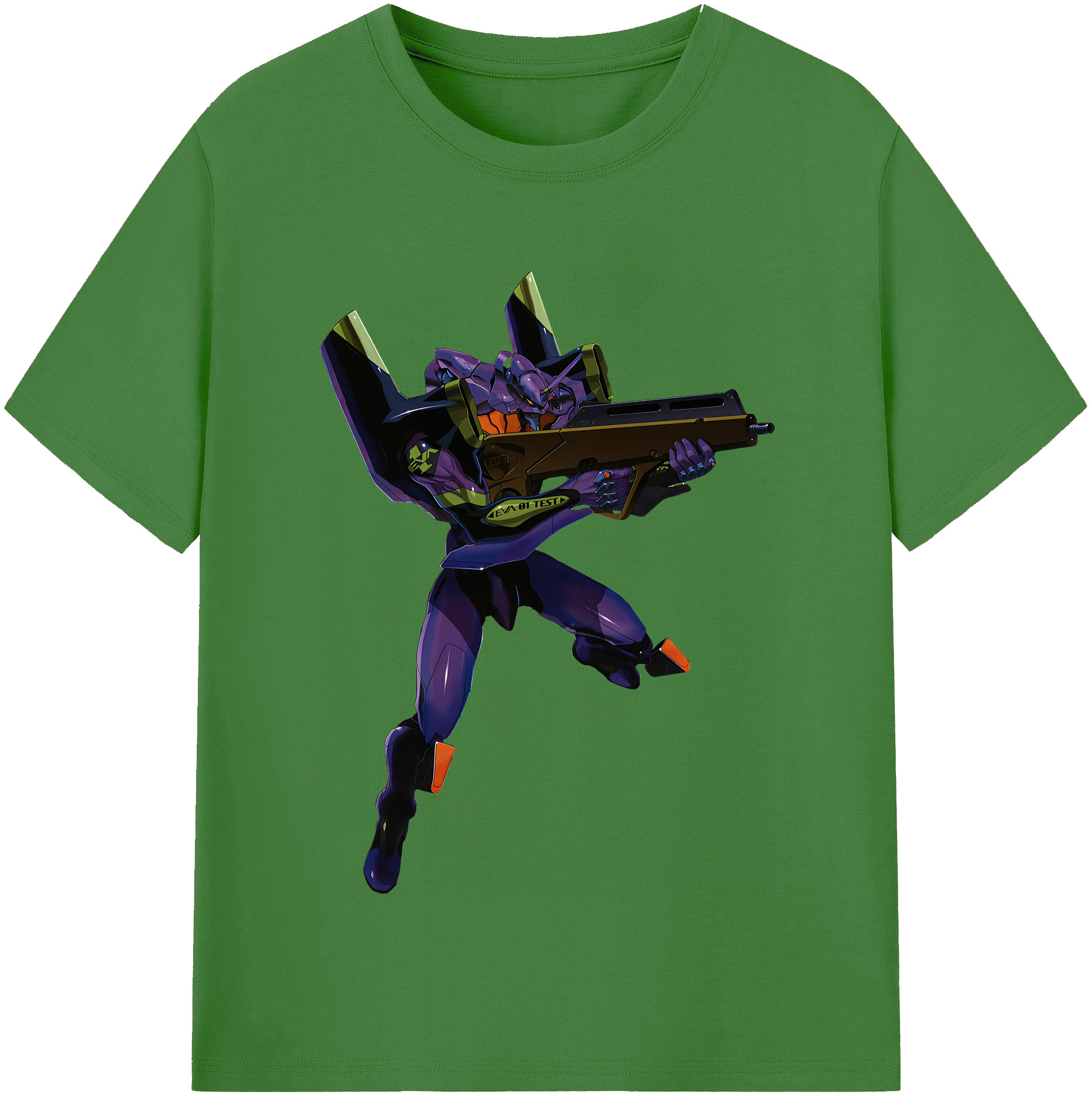 （画像用） EVA 新世紀エヴァンゲリオン レディースカジュアルプリントTシャツ（綿100％）